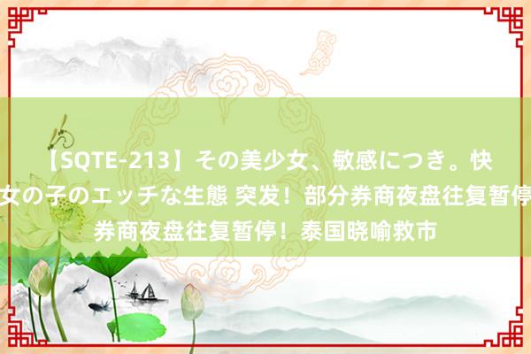 【SQTE-213】その美少女、敏感につき。快感が止まらない女の子のエッチな生態 突发！部分券商夜盘往复暂停！泰国晓喻救市
