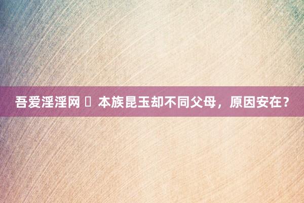 吾爱淫淫网 ​本族昆玉却不同父母，原因安在？