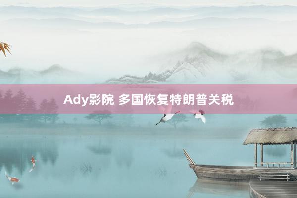 Ady影院 多国恢复特朗普关税