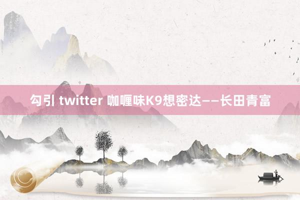 勾引 twitter 咖喱味K9想密达——长田青富